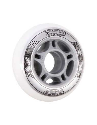 Pu 76x24 82a białe kółka (4 szt.) nils extreme