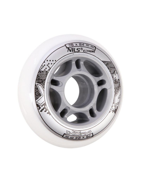 Pu 76x24 82a białe kółka (4 szt.) nils extreme