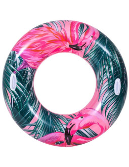 Kółko do pływania tropik 115cm 37598 różowy 2