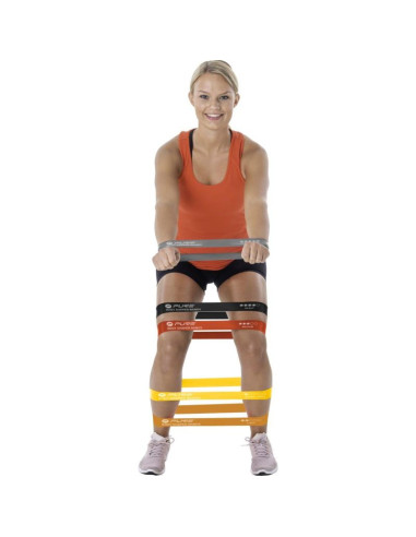 Zestaw gum do ćwiczeń fitness crossfit mini band 5szt pure 2 improve