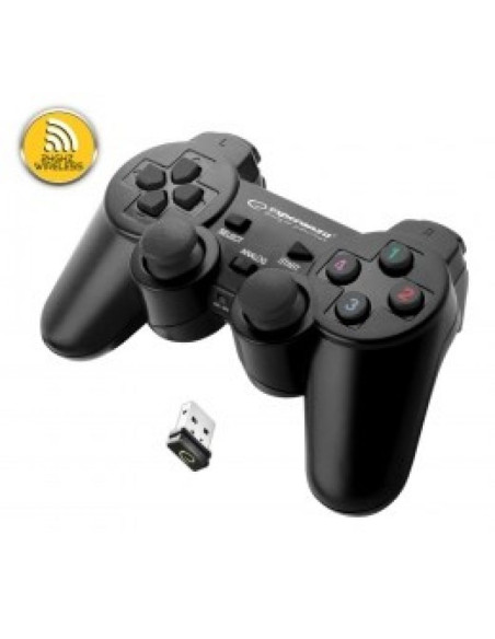 Gamepad bezprzewodowy esperanza egg108k (pc, ps3  kolor czarny)