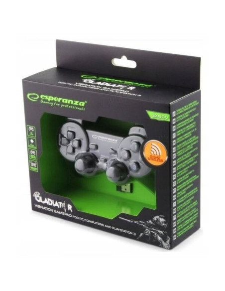 Gamepad bezprzewodowy esperanza egg108k (pc, ps3  kolor czarny)