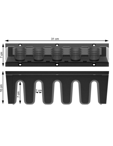 Wieszak półka organizer narzędziowy multiholder 30 kistenberg