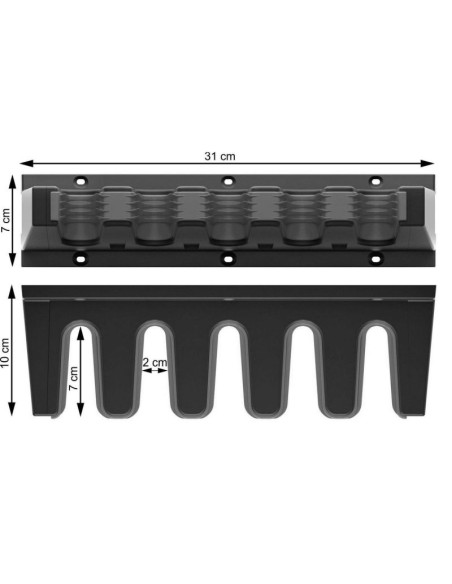 Wieszak półka organizer narzędziowy multiholder 30 kistenberg