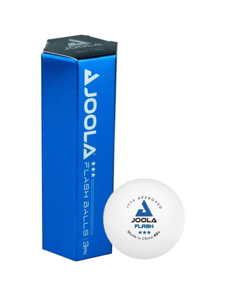 Piłeczki do tenisa stołowego joola flash 3szt białe