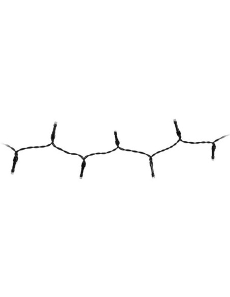 Lampki choinkowe łańcuch świetlny 120 led timer zimny biały