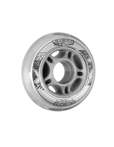 Pu 76x24 82a przezroczyste kółka (4 szt.) nils extreme