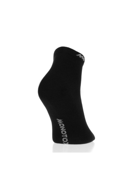 Skarpety męskie czarne monotox basics ankle socks black 3-pack (mx20005)