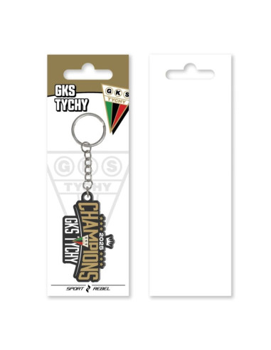 Brelok akrylowy champions gks tychy srebbre