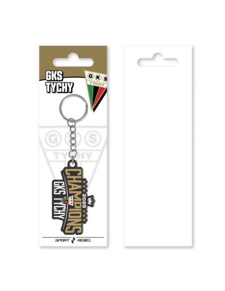 Brelok akrylowy champions gks tychy srebbre