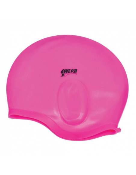 Czepek silikon shepa ucho różowy b9