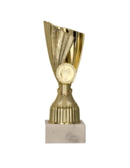 Puchar plastikowy złoty zora