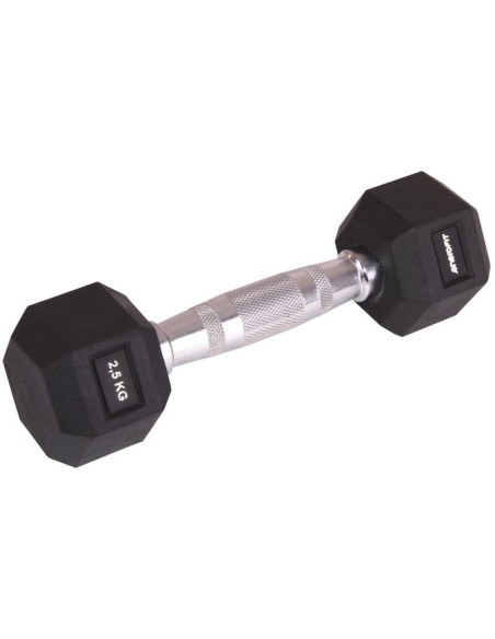 Hantla gumowa hex 2,5 kg enero fit