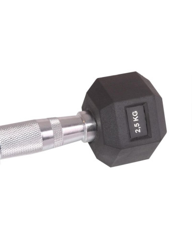 Hantla gumowa hex 2,5 kg enero fit