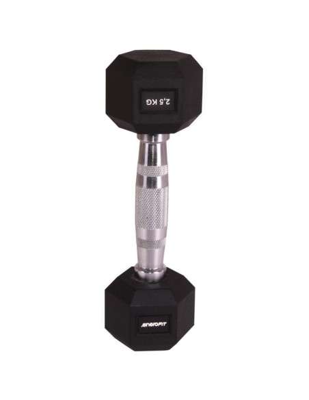 Hantla gumowa hex 2,5 kg enero fit