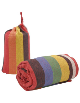 Hamak ogrodowy 1 osobowy 200x80cm z pokrowcem 1064000 2