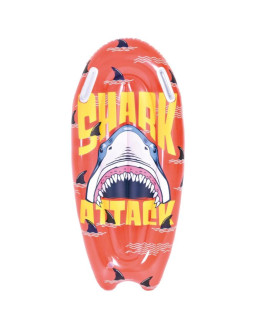 Dmuchana deska do pływania 100x50cm rekin 35017 czerwony