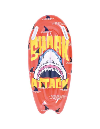 Dmuchana deska do pływania 100x50cm rekin 35017 czerwony