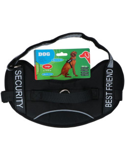 Szelki dla psa z tasmą odblaskową  41 - 67 cm large