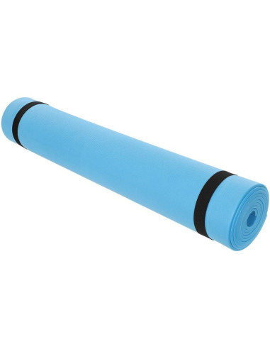 Mata fitness joga pilates  eva 180x60x0,4cm niebieska