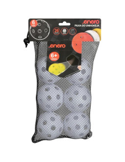 Piłka unihoc meczowa biała enero 6szt 2