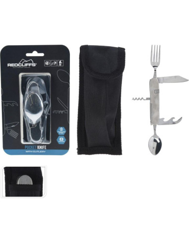 Zestaw survivalowy turystyczny scyzoryk 8w1