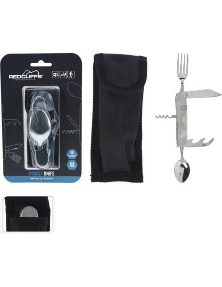 Zestaw survivalowy turystyczny scyzoryk 8w1