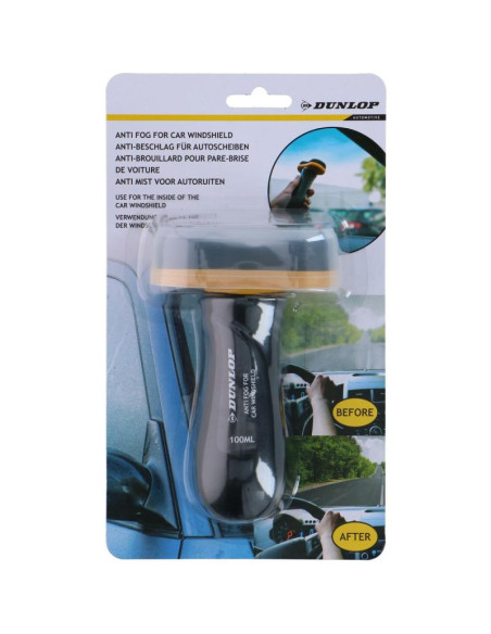 Płyn przeciw parowaniu szyb auta gąbka 100ml dunlop