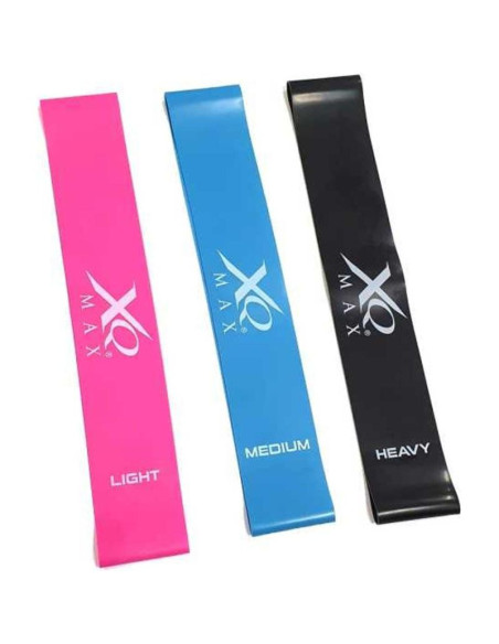 Zestaw 3 gum taśm do ćwiczeń stretch band xqmax