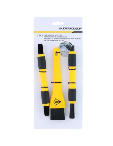 Zestaw do sprzątania samochodu 3 elementy dunlop