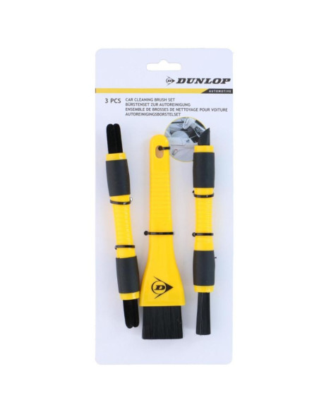 Zestaw do sprzątania samochodu 3 elementy dunlop