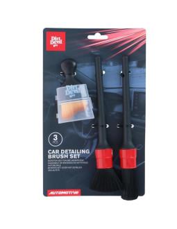 Zestaw pędzli do sprzątania samochodu 3 elementy dirt devil 2