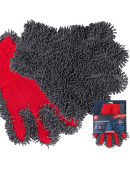 Rękawica myjka dwustronna z microfibry 26x24cm dirt devil
