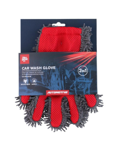 Rękawica myjka dwustronna z microfibry 26x24cm dirt devil