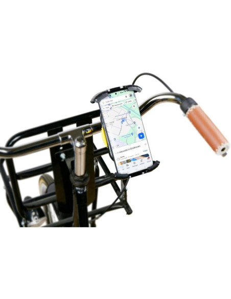 Uchwyt rowerowy na telefon dunlop obracany 360