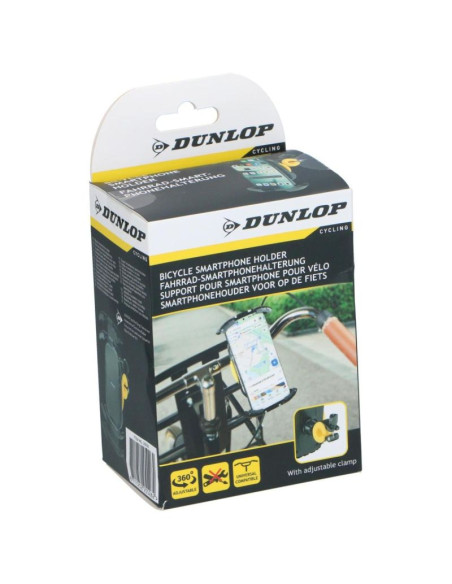 Uchwyt rowerowy na telefon dunlop obracany 360