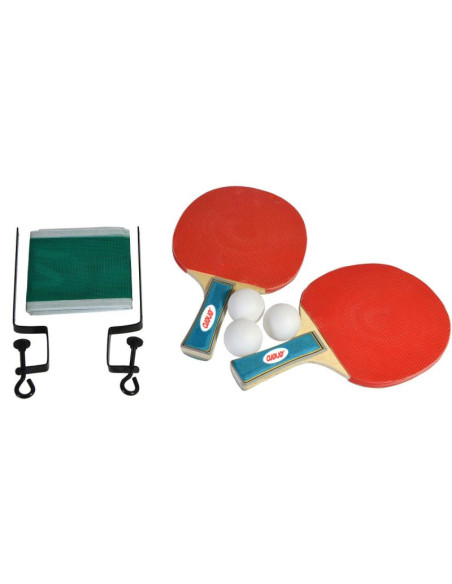 Zestaw do tenisa stołowego enero 2 rakietki 3 piłeczki i siatka