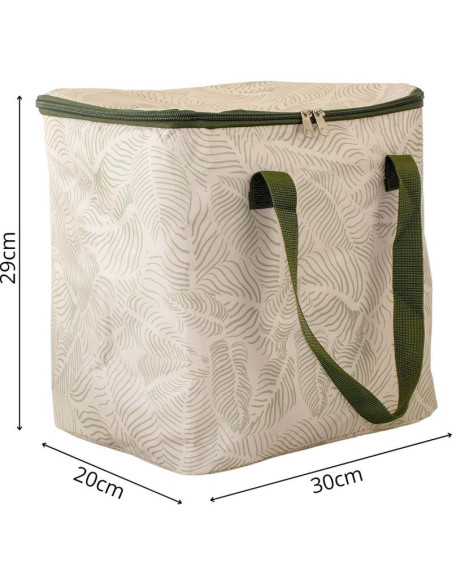 Torba termiczna 30x20x29cm 15l liście excellent houseware