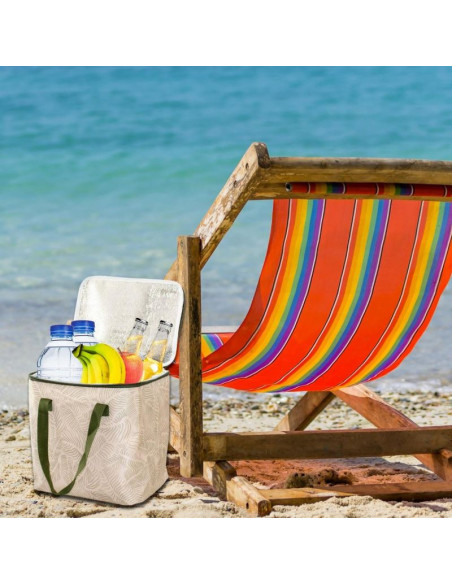 Torba termiczna 30x20x29cm 15l liście excellent houseware