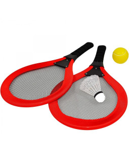 Zestaw 2 rakiety lotka piłka do tenisa badmintona enero toys