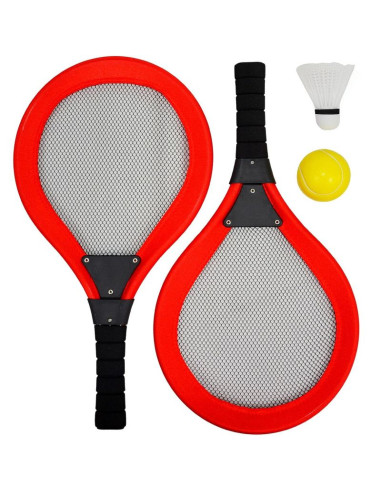 Zestaw 2 rakiety lotka piłka do tenisa badmintona enero toys