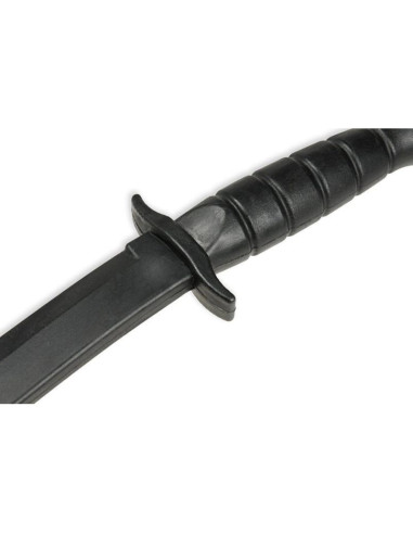 Gumowy nóż treningowy atrapa noża, czarny  - arw-5051