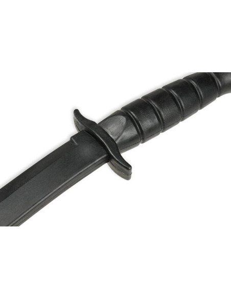 Gumowy nóż treningowy atrapa noża, czarny  - arw-5051