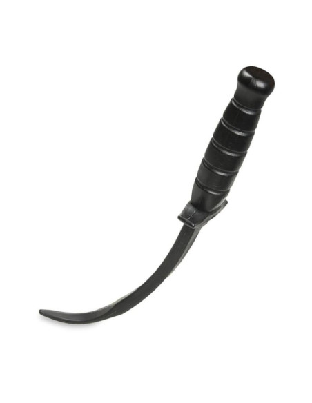 Gumowy nóż treningowy atrapa noża, czarny  - arw-5051