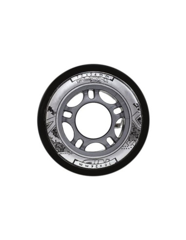 Pu 70x24 82a czarne kółka (4 szt.) nils extreme