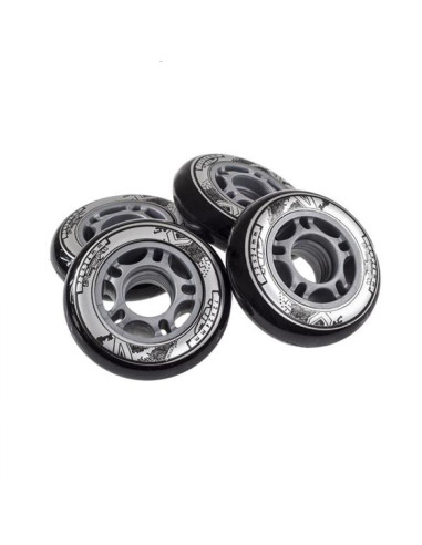 Pu 70x24 82a czarne kółka (4 szt.) nils extreme