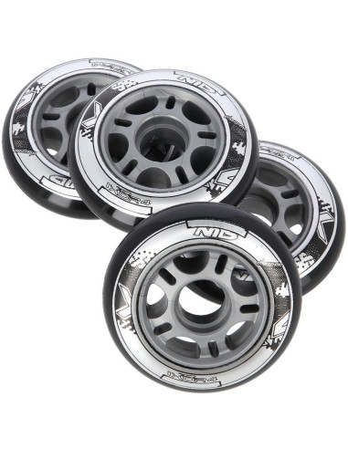 Pu 70x24 82a czarne kółka (4 szt.) nils extreme