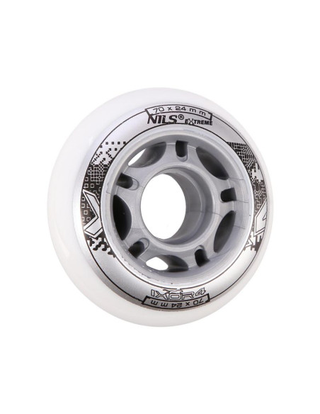 Pu 70x24 82a białe kółka (4 szt.) nils extreme