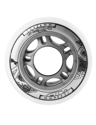 Pu 70x24 82a białe kółka (4 szt.) nils extreme