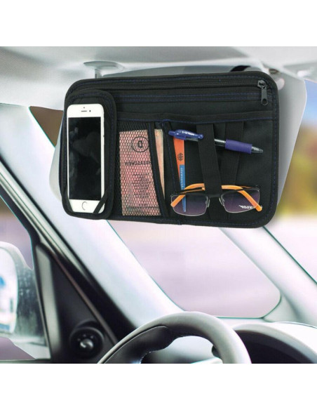 Organizer schowek samochodowy na osłonę przeciwsłoneczą dunlop